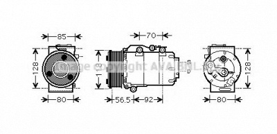 AVA QUALITY COOLING fdak394 -  Компрессор, кондиционер